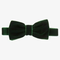 Milledeux Clothing Accessories*Green Velvet Bow Tie (10cm)