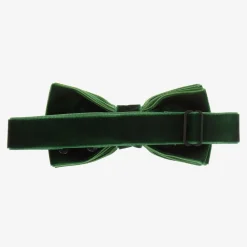 Milledeux Clothing Accessories*Green Velvet Bow Tie (10cm)