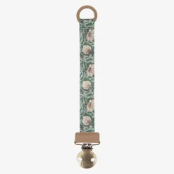 Elodie Sleeping Accessories*Green William Morris Dummy Clip