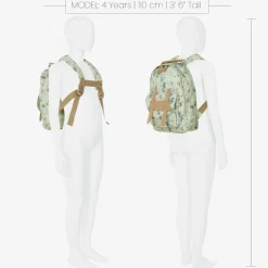 Elodie Bags|Bags*Green Woodland Print Backpack (29cm)