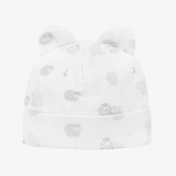 Kissy Kissy Hats|Hats*Grey & White Cotton Baby Sheep Hat