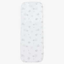 Kissy Kissy Feeding Accessories*Grey & White Cotton Baby Sheep Burp Cloth (49cm)