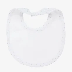 Kissy Kissy Feeding Accessories*Grey & White Pima Cotton Baby Sheep Bib