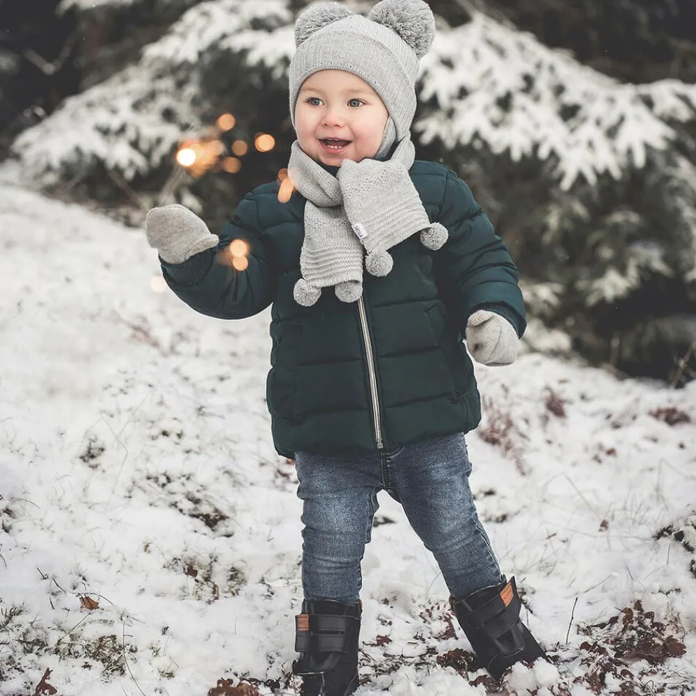 Sätila of Sweden Scarves|Scarves*Grey Belle Knitted Scarf (88cm)