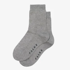 Falke Socks*Grey Cotton Ankle Socks