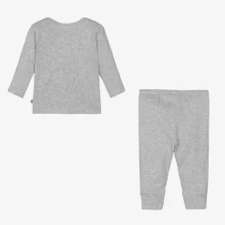 Bonpoint Outfit Sets*Grey Cotton Baby Leggings Set