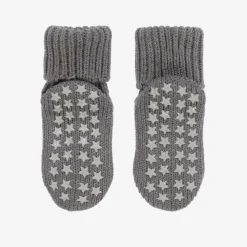 Falke Socks*Grey Cotton Baby Slipper Socks