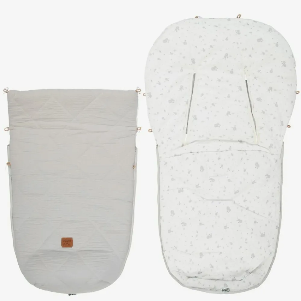 Uzturre Footmuffs*Grey Cotton Footmuff (93cm)