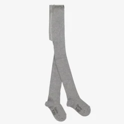 Country Kids Tights*Grey Cotton Knitted Tights