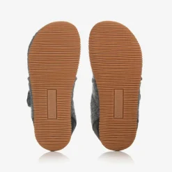 Giesswein Slippers|Slippers*Grey Felted Wool Slippers