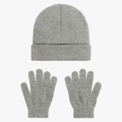Levis Hats*Grey Hat & Gloves Set