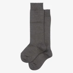 Falke Socks|Socks*Grey Knee High Wool Socks