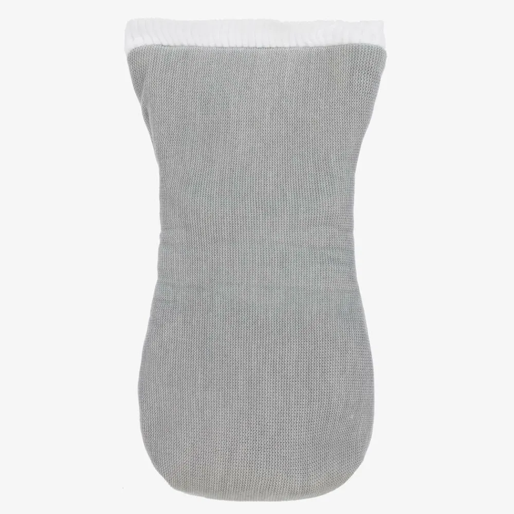 Minutus Nests*Grey Knitted Baby Nest (75cm)