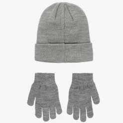 Nike Hats|Hats*Grey Knitted Hat Set
