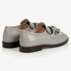 Gucci Loafers & Moccasins|Loafers & Moccasins*Grey Leather Loafer Shoes