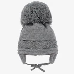 Sätila of Sweden Hats*Grey Malva Knitted Giant Pom-Pom Beanie