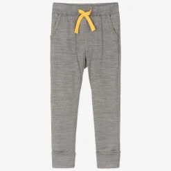 Smalls Merino Trousers*Grey Marl Merino Wool Slim Joggers