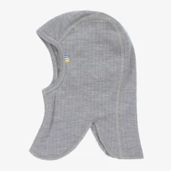 Joha Hats*Grey Merino Wool Balaclava