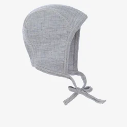 Joha Hats*Grey Merino Wool Bonnet