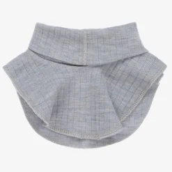 Joha Scarves|Scarves*Grey Merino Wool Neck Warmer
