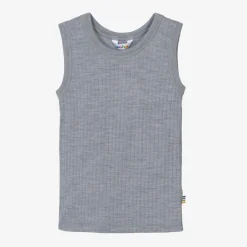 Joha Underwear*Grey Merino Wool Vest