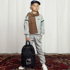 Mini Rodini Tops*Grey Organic Cotton ABC Sweatshirt