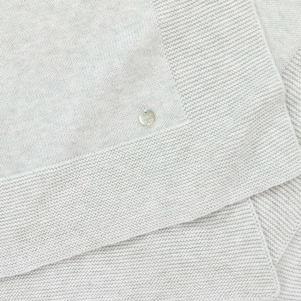 Paz Rodríguez Blankets & Shawls*Grey Organic Cotton Blanket (98cm)