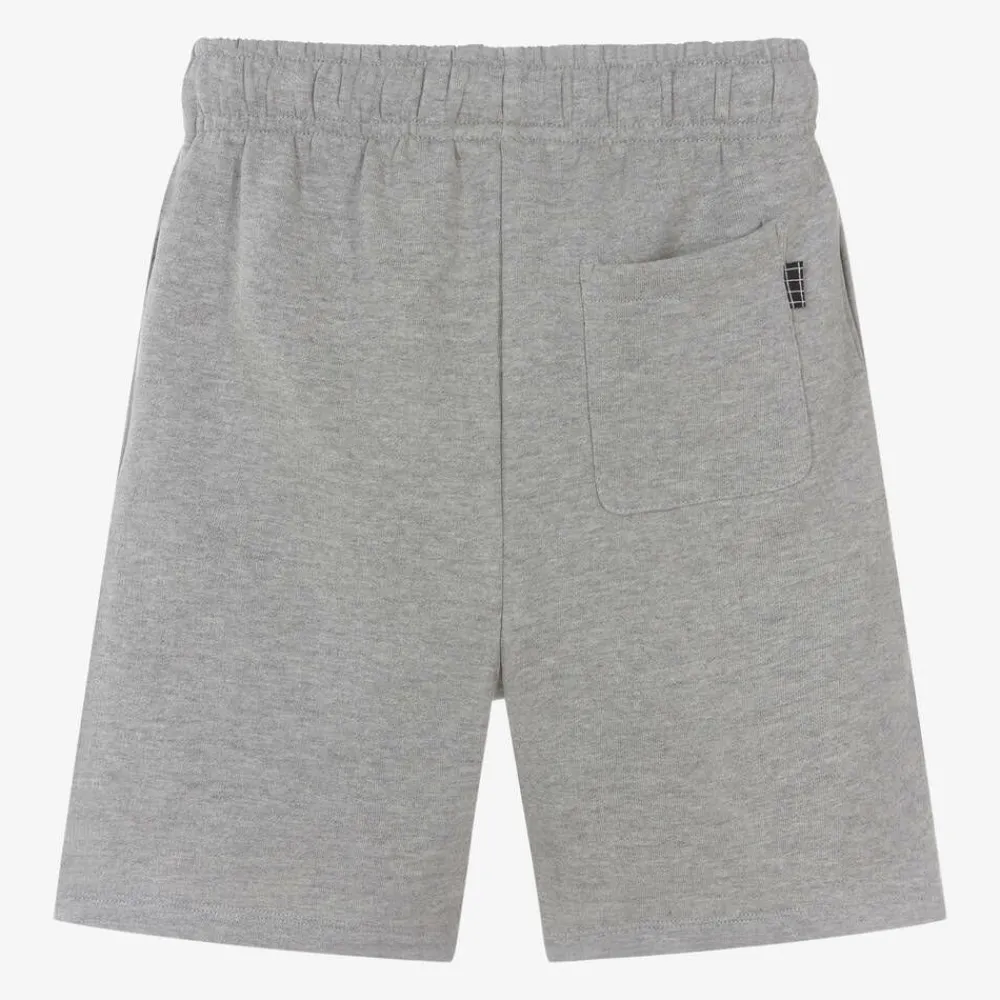Molo Shorts*Grey Organic Cotton Smile Shorts GreyMelange