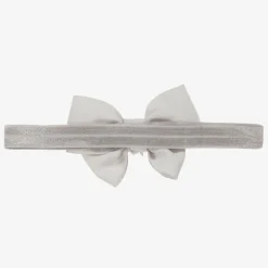 Cute Cute Hair Accessories*Grey Ribbon Bow Headband