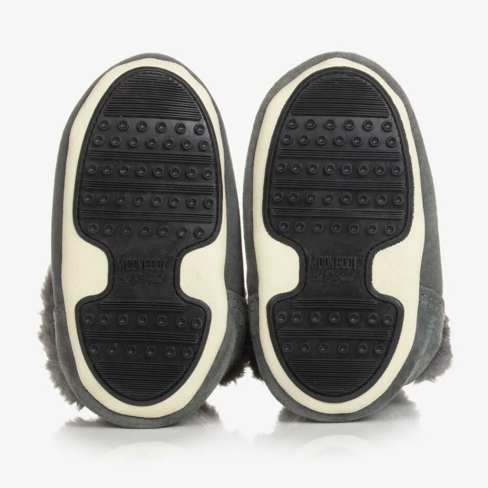 Moon Boot Snow Boots|Snow Boots*Grey Suede Baby s