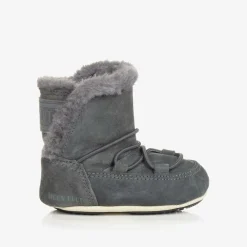 Moon Boot Snow Boots|Snow Boots*Grey Suede Baby s