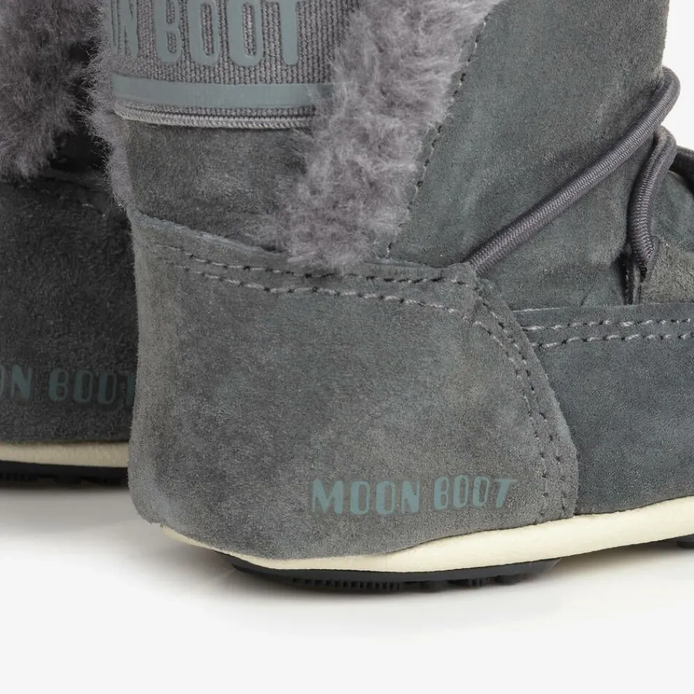Moon Boot Snow Boots|Snow Boots*Grey Suede Baby s