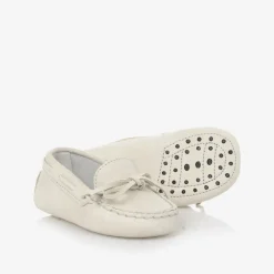 Tods Loafers & Moccasins|Loafers & Moccasins*Grey Suede Leather Pre-Walker Moccasins