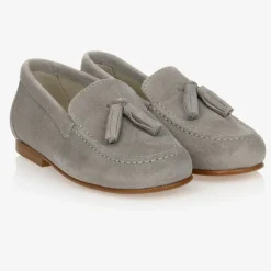 Childrens Classics Loafers & Moccasins|Loafers & Moccasins*Grey Suede Loafer Shoes