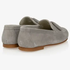 Childrens Classics Loafers & Moccasins|Loafers & Moccasins*Grey Suede Loafer Shoes
