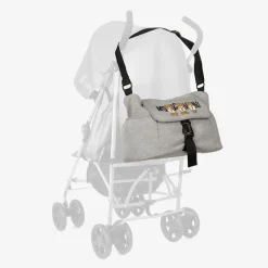 Moschino Baby Bags*Grey Teddy Bear Logo Changing Bag (30cm)