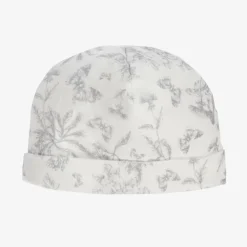Tartine et Chocolat Hats|Hats*Grey Toile De Jouy Cotton Hat