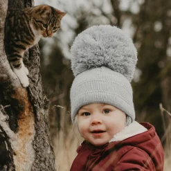 Sätila of Sweden Hats*Grey Tuva Giant Pom-Pom Hat