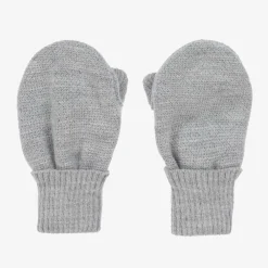 Sätila of Sweden Gloves & Mittens|Gloves & Mittens*Grey Twiddle Knitted Baby Mittens
