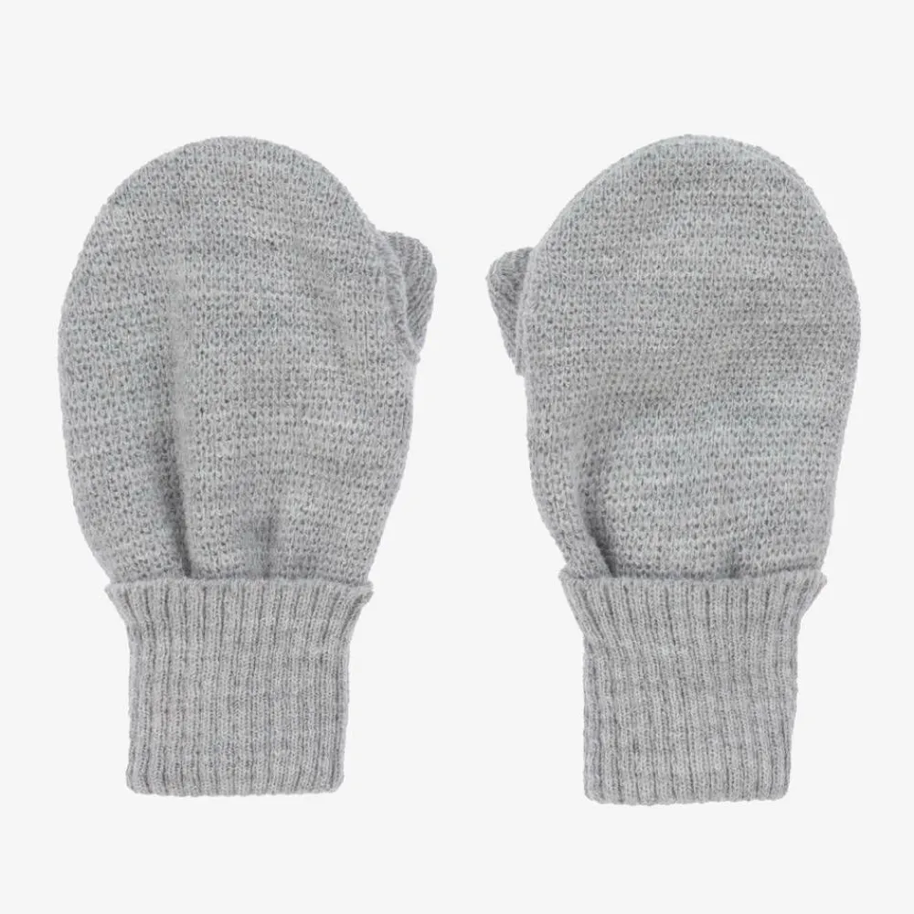 Sätila of Sweden Gloves & Mittens|Gloves & Mittens*Grey Twiddle Knitted Baby Mittens