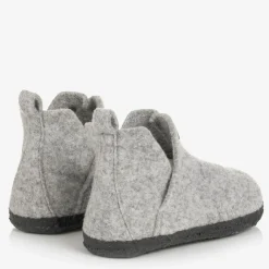 Birkenstock Slippers|Slippers*Grey Wool Felt Slippers