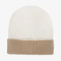 Tommy Hilfiger Hats|Hats*Ivory & Beige Knitted Beanie Hat