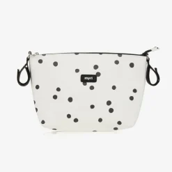 Mayoral Bags|Gifts*Ivory & Black Spot Stroller Bag (33cm)