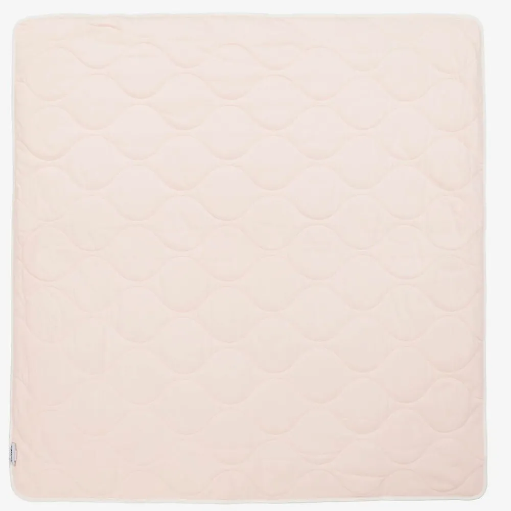 Dolce amp; Gabbana Gifts*Ivory & Pink Padded DG Blanket (81cm)