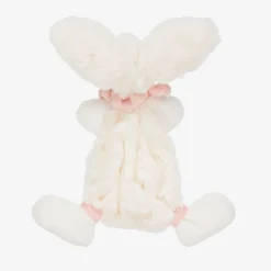 Doudou et Compagnie Sleeping Accessories*Ivory & Pink Plush Bunny Doudou (26cm)