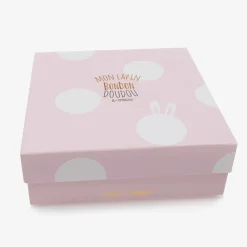 Doudou et Compagnie Sleeping Accessories*Ivory & Pink Plush Bunny Doudou (26cm)