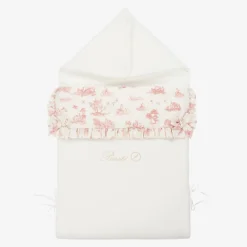 Pureté Du... Bébé Nests*Ivory & Pink Toile de Jouy Nest (75cm)