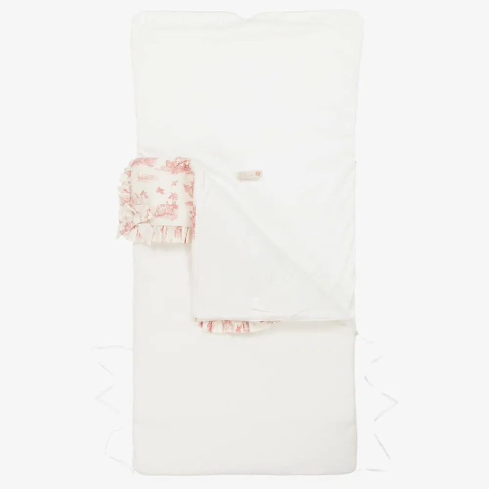 Pureté Du... Bébé Nests*Ivory & Pink Toile de Jouy Nest (75cm)