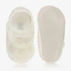 Sarah Louise Pre Walkers|Pre Walkers*Ivory Baby Pre-Walker Shoes