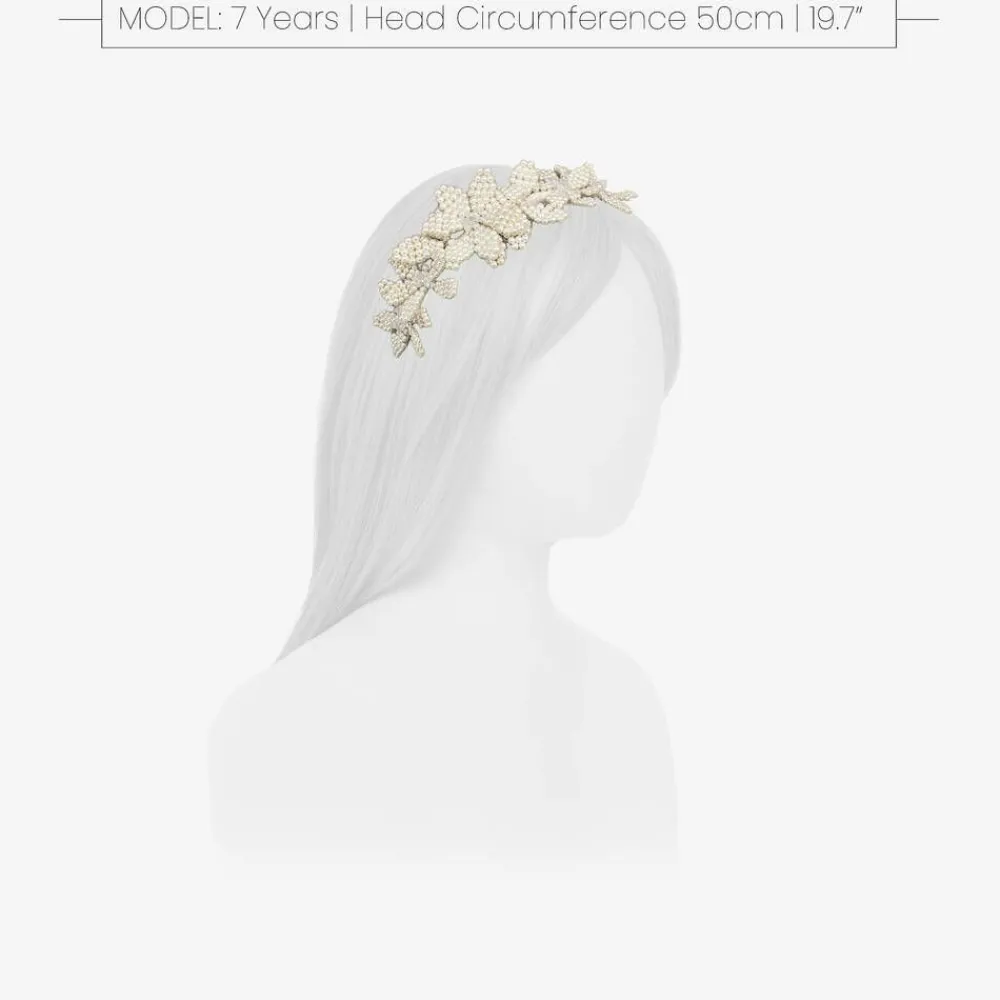 Sienna Likes To Party Hair Accessories*Ivory Beaded Hairband